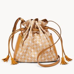 Fossil Rayna Jacquard Drawstring Crossbody